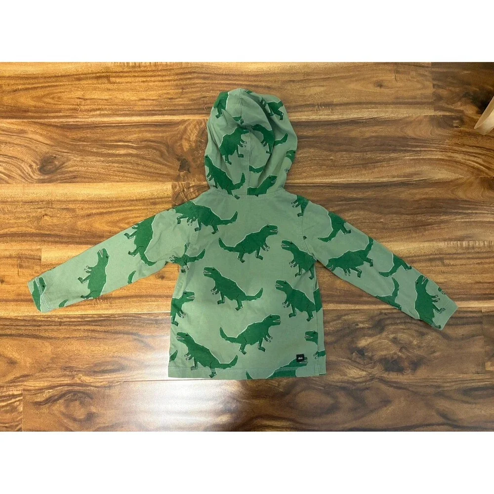 Tea Collection Dinosaur Hoodie, Size 3T